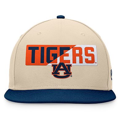 Men's Top of the World Khaki Auburn Tigers Goalaso Snapback Hat