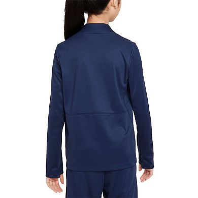 Youth Nike Navy Paris Saint-Germain 2024/25 Academy Pro Drill Performance Quarter-Zip Pullover Top