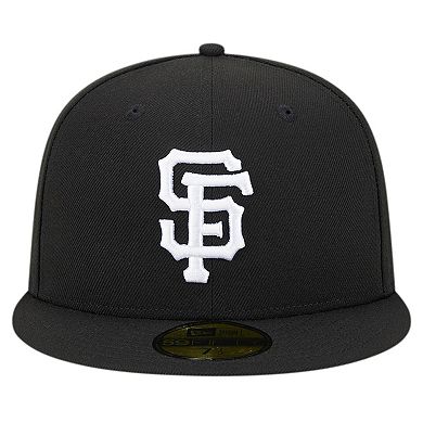 Men's New Era Black San Francisco Giants Logo 59FIFTY Fitted Hat