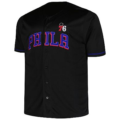 Men's Profile Black Philadelphia 76ers Big & Tall Pop Jersey
