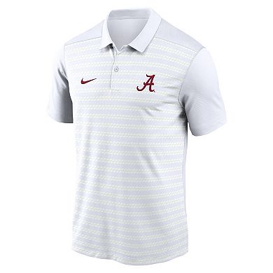 Men's Nike White Alabama Crimson Tide 2024 Early Season Coaches Sideline Performance Polo