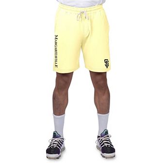 Men's Margaritaville Yellow San Francisco Giants Peached French Terry Shorts