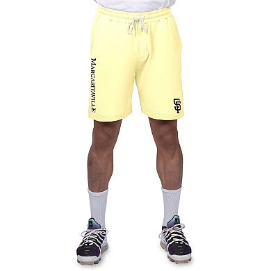 Men's Margaritaville Yellow San Francisco Giants Peached French Terry Shorts
