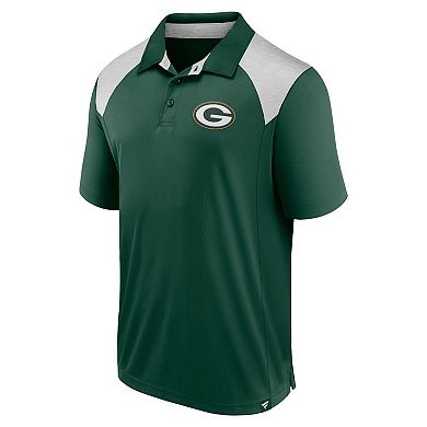 Men's Fanatics Green Green Bay Packers Primary Polo