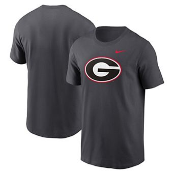 Men's Nike Anthracite Georgia Bulldogs Primetime Evergreen Logo T-Shirt