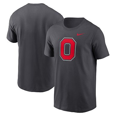 Men's Nike Anthracite Ohio State Buckeyes Primetime Alternate Logo T-Shirt
