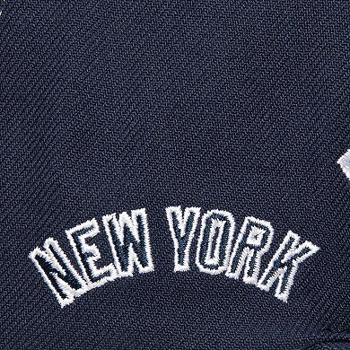 Men's Mitchell & Ness Navy New York Yankees Full Frontal Snapback Hat
