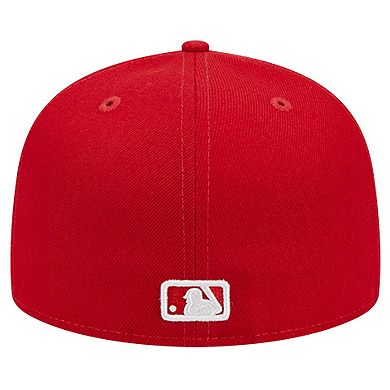 Men's New Era Red Seattle Mariners Logo 59FIFTY Fitted Hat