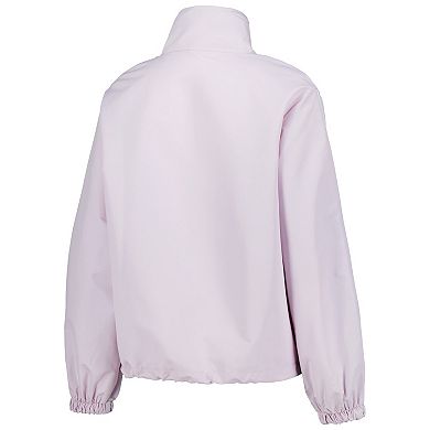 Women's Lusso Purple Michigan Wolverines Parker Quarter-Zip Rain Tech Jacket