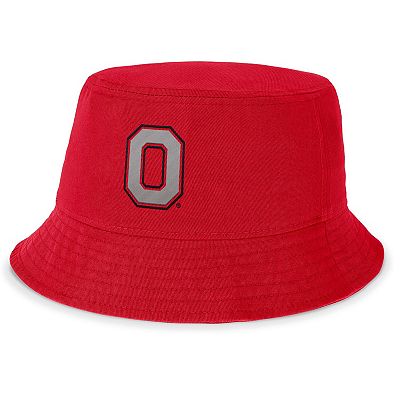 Men s Nike Scarlet Ohio State Buckeyes Apex Bucket Hat