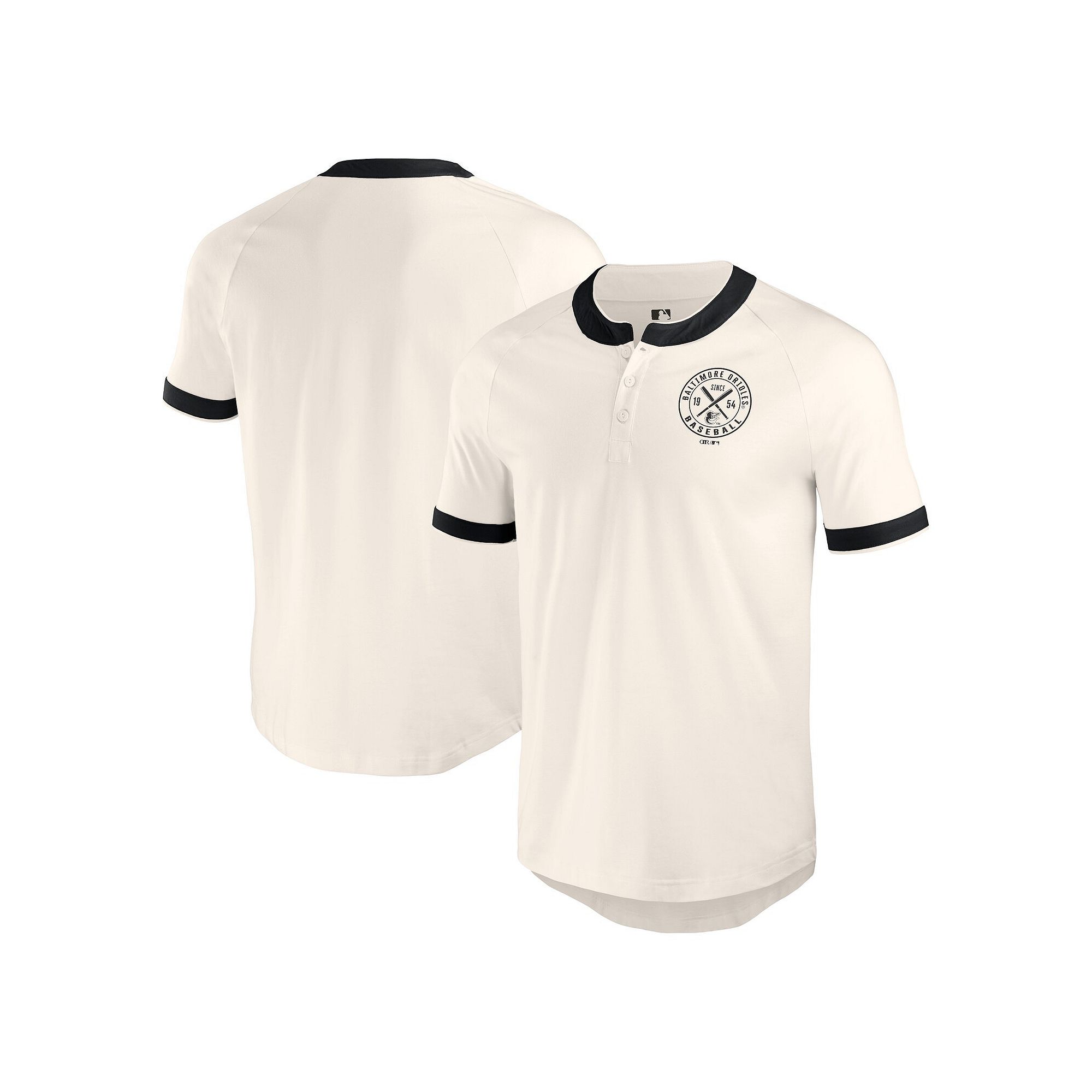 Mens Darius Rucker Collection by Fanatics White Baltimore Orioles Henley R