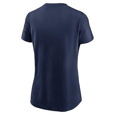 Women's Nike Navy Los Angeles Angels Wordmark T-Shirt
