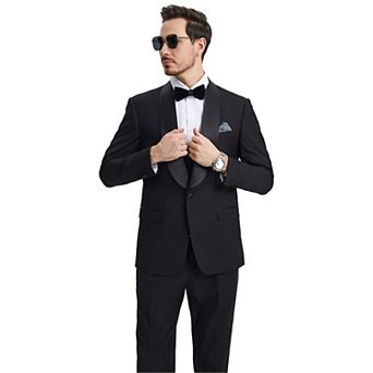 Men's Stacy Adams Hybrid-Fit 3 pc Tuxedo Set