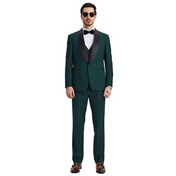 Men's Stacy Adams Hybrid-Fit 3 pc Tuxedo Set