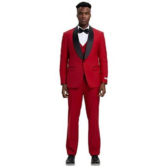 Men's Stacy Adams Hybrid-Fit 3 pc Tuxedo Set