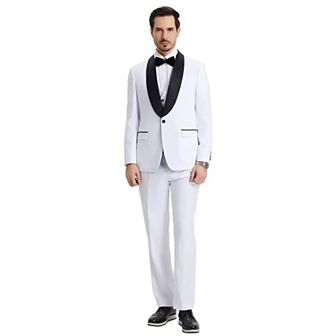 Men's Stacy Adams Hybrid-Fit 3 pc Tuxedo Set