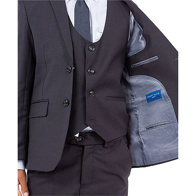 Perry Ellis Boy's 5pc Solid Suit