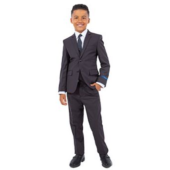 Perry Ellis Boy's 5 pc Solid Suit