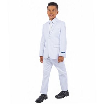 Perry Ellis Boy's 5 pc Solid Suit