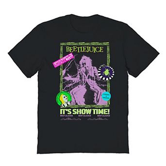 Men's Beetlejuice Retro Cover Graphic Tee
