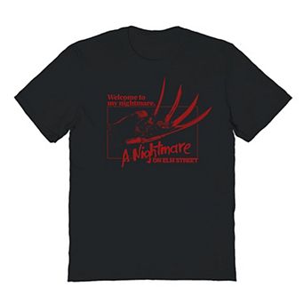 Men's Welcome To My Nightmare Horror Graphic Tee