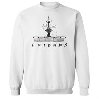 Men's Fountain Sketch Graphic Crew Sweatshirt