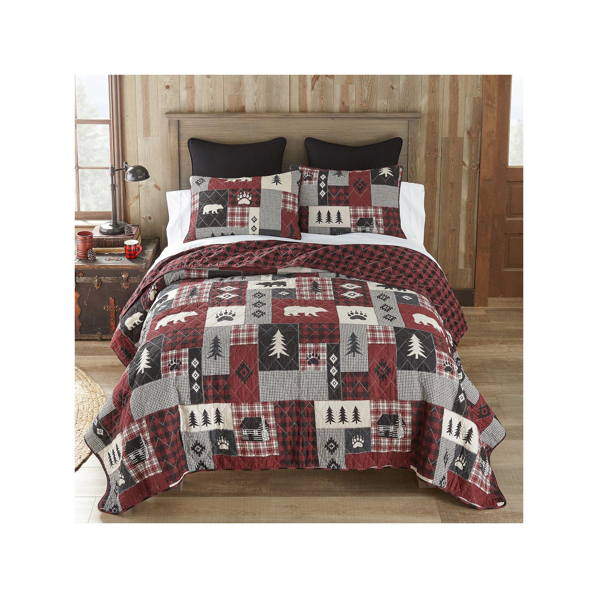 Donna Sharp Bear Peak Cotton Quilted Bedding Set