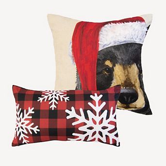 Donna Sharp 2 pc Winter Cottage Pillow Set