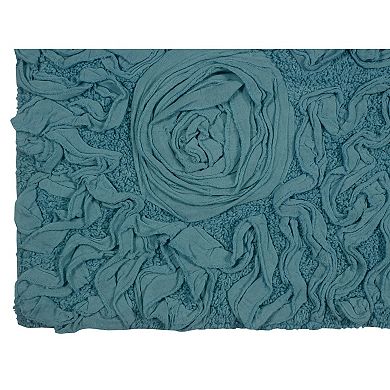 Home Weavers Bell Flower Collection 100% Cotton Tufted Extra Soft And Absorbent Bath Rugs
