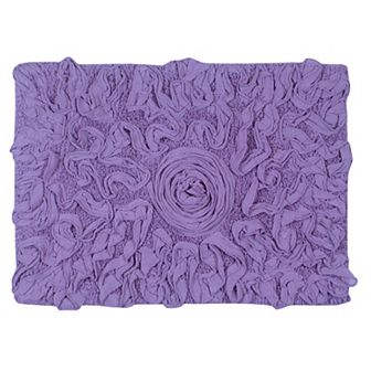 Home Weavers Bell Flower Collection 100% Cotton Tufted Extra Soft And Absorbent Bath Rugs
