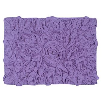 Home Weavers Bell Flower Collection 100% Cotton Tufted Extra Soft And Absorbent Bath Rugs