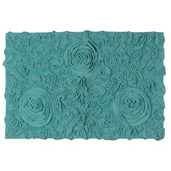 Home Weavers Bell Flower Collection 100% Cotton Tufted Extra Soft And Absorbent Bath Rugs