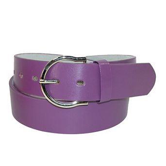 CTM Womens 1 3/8 Inch Wide Basic Bridle Belt