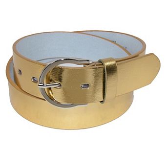 CTM Womens 1 3/8 Inch Wide Basic Bridle Belt