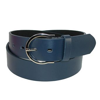 CTM Womens 1 3/8 Inch Wide Basic Bridle Belt