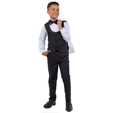 Perry Ellis Boy's 5pc Solid Tuxedo