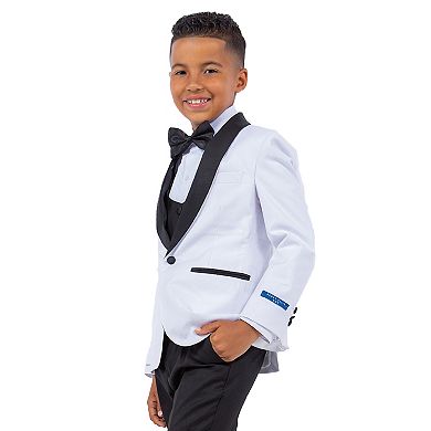 Perry Ellis Boy's 5pc Solid Tuxedo