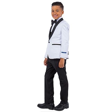 Perry Ellis Boy's 5pc Solid Tuxedo
