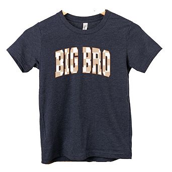 Big Bro Checkered Youth Short Sleeve Graphic Tee
