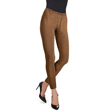 Thin-rib Slim-cut Stretch Corduroy Leggings