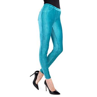 Thin-Rib Slim-Cut Stretch Corduroy Leggings
