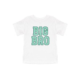 Big Bro Distressed Toddler Short Sleeve Graphic Tee