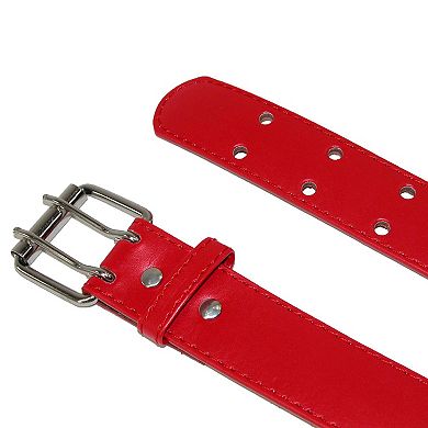 Ctm Kids' Leather Two Hole Jean Belt