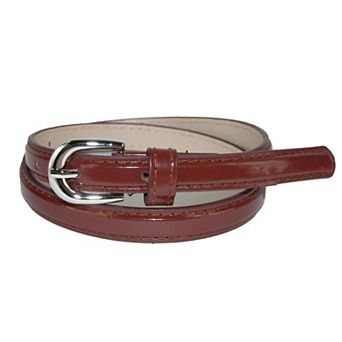 CTM Kid's 1/2 Inch Skinny Dress Belt