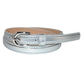 CTM Kid's 1/2 Inch Skinny Dress Belt