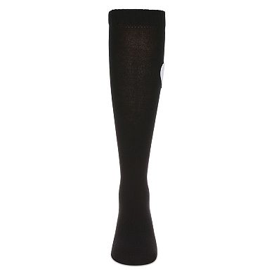 Girls' Fuzzy Heart Knee High Socks