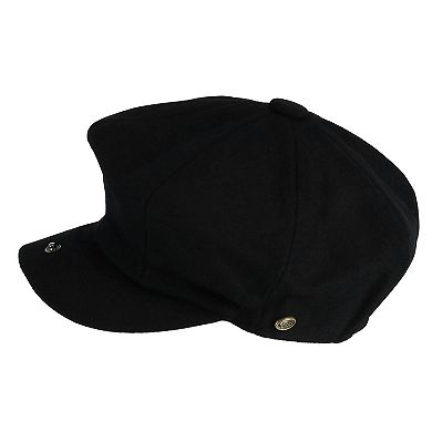 Epoch Hats Company Men's Melton Wool 8 Quarter Newsboy Cap