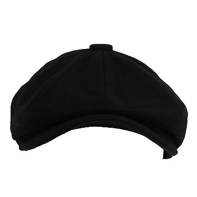 Epoch Hats Company Men's Melton Wool 8 Quarter Newsboy Cap