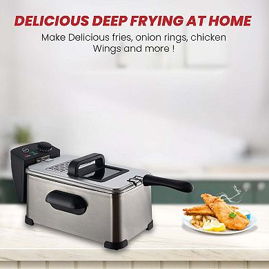Lumme Deep Fryer With Clear Vent