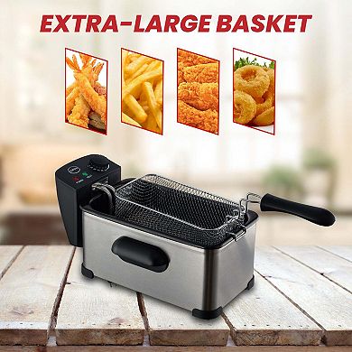 Lumme Deep Fryer With Clear Vent